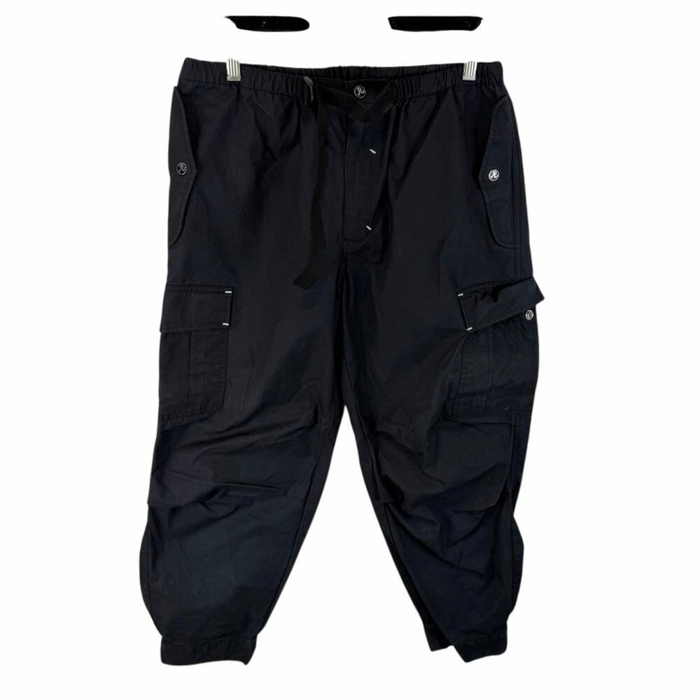 Richardson Waxed Cotton Cargo Pants Black Size Small Skater Utility USA Made